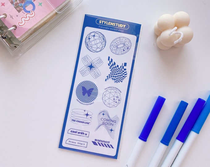 Futuristic Sticker sheet