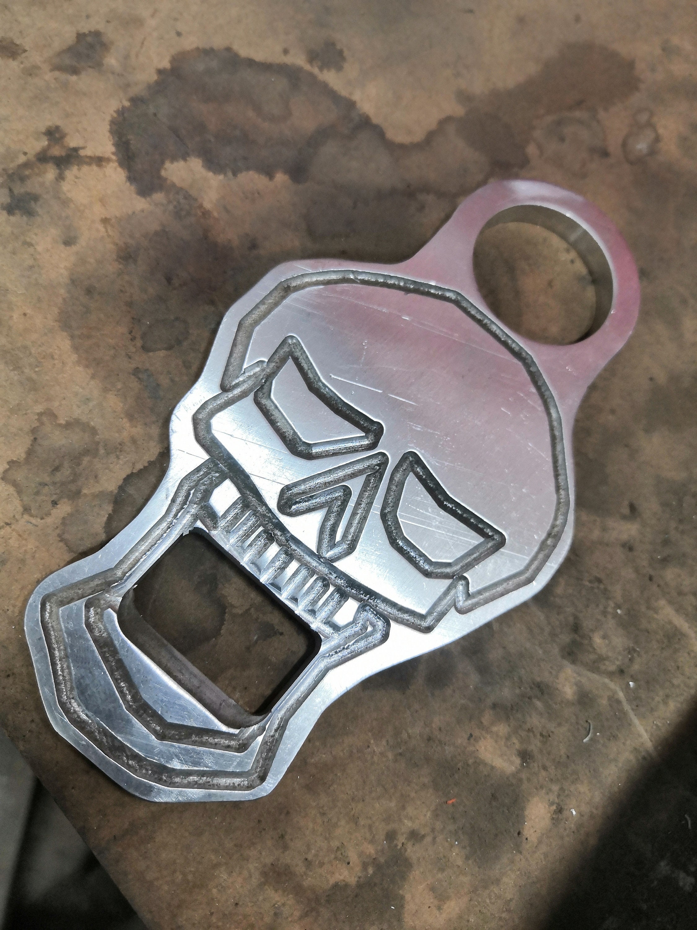 Bicycle Head Tube Spacer Skull Bottle Opener Bike Aluminium Cnc Etsy UK