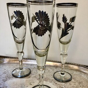 Vintage South American Champagne Glasses