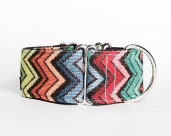 Boho Dog collar  | Martingale Dog Collar | Greyhound Collar | Italian greyhound, Whippet, Greyhound collar