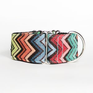 Boho Dog collar  | Martingale Dog Collar | Greyhound Collar | Italian greyhound, Whippet, Greyhound collar