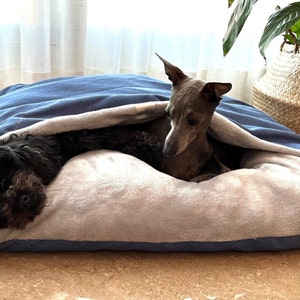 Cave Dog Bed | Dog Bed | Handmade Cozy Dog Bed | Snoozer Cave Dog Bed |