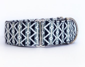 Boho Dog collar  | Martingale Dog Collar | Greyhound Collar | Italian greyhound, Whippet, Greyhound collar