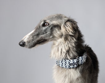 Boho Dog collar  | Martingale Dog Collar | Sighthound Collar | Italian greyhound, Whippet, Greyhound collar