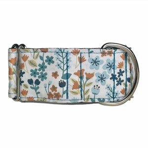 Dog Collar Flower | Martingale Dog Collar | Dog Collar for Greyhound, Whippet Collar, Saluki Collar