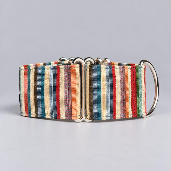 Boho Dog collar  | Martingale Dog Collar | Greyhound Collar | Italian greyhound, Whippet, Greyhound collar