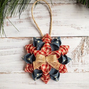 Made To Order Americana Christmas Ornaments, Patriotic Ornaments, USA Ornament, 4th of July Ornaments, Farmhouse Ornaments image 8