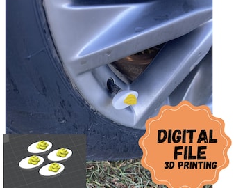 DIGITIAL FILE Valve Devilled Eggs Tire Cap Novelty STL File 3D Print