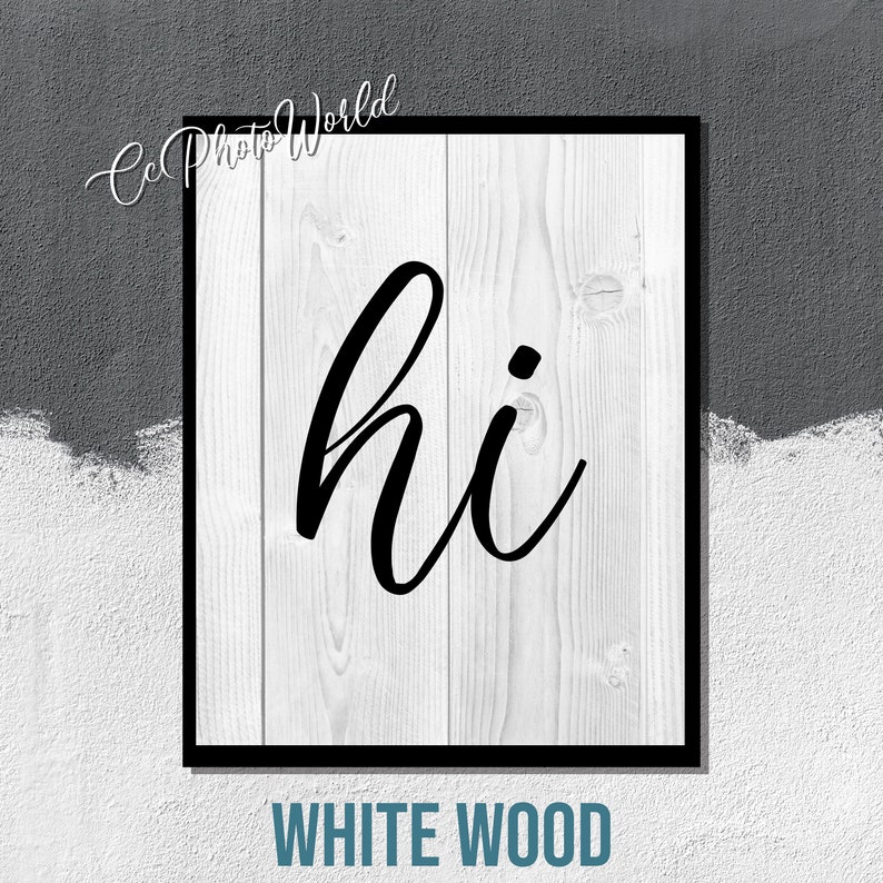 Hi Art Print Hi Wall Art Living Room Decor English Slang Etsy