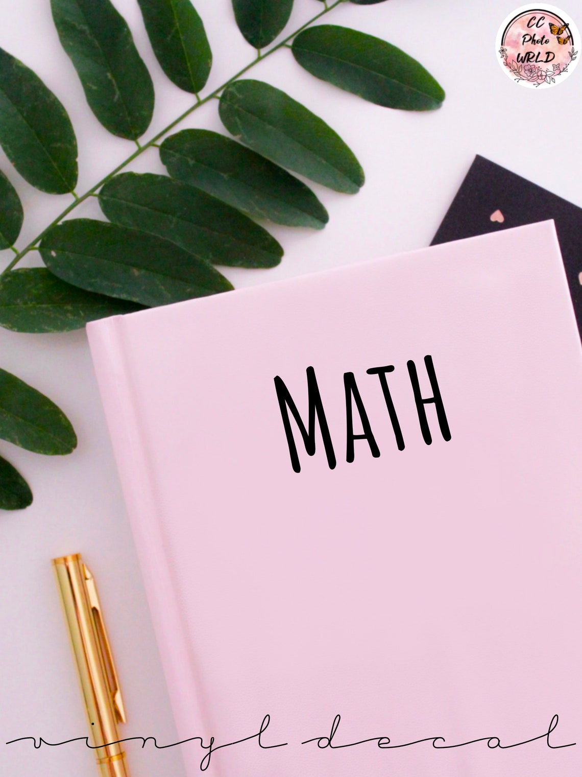 Math Vinyl Decal Math Label Notebook Decals Back To Etsy