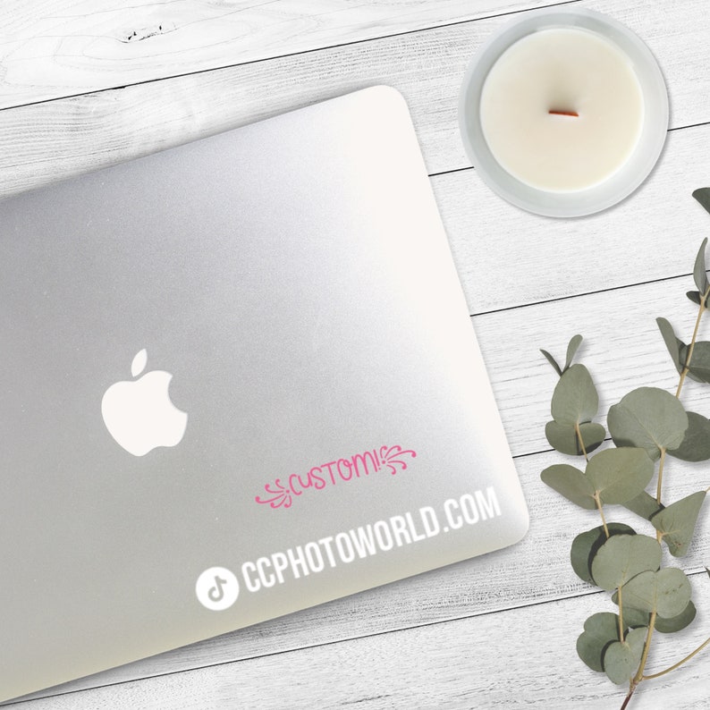 Custom Tiktok Handle Vinyl Decal Custom Tiktok Handle Car Etsy