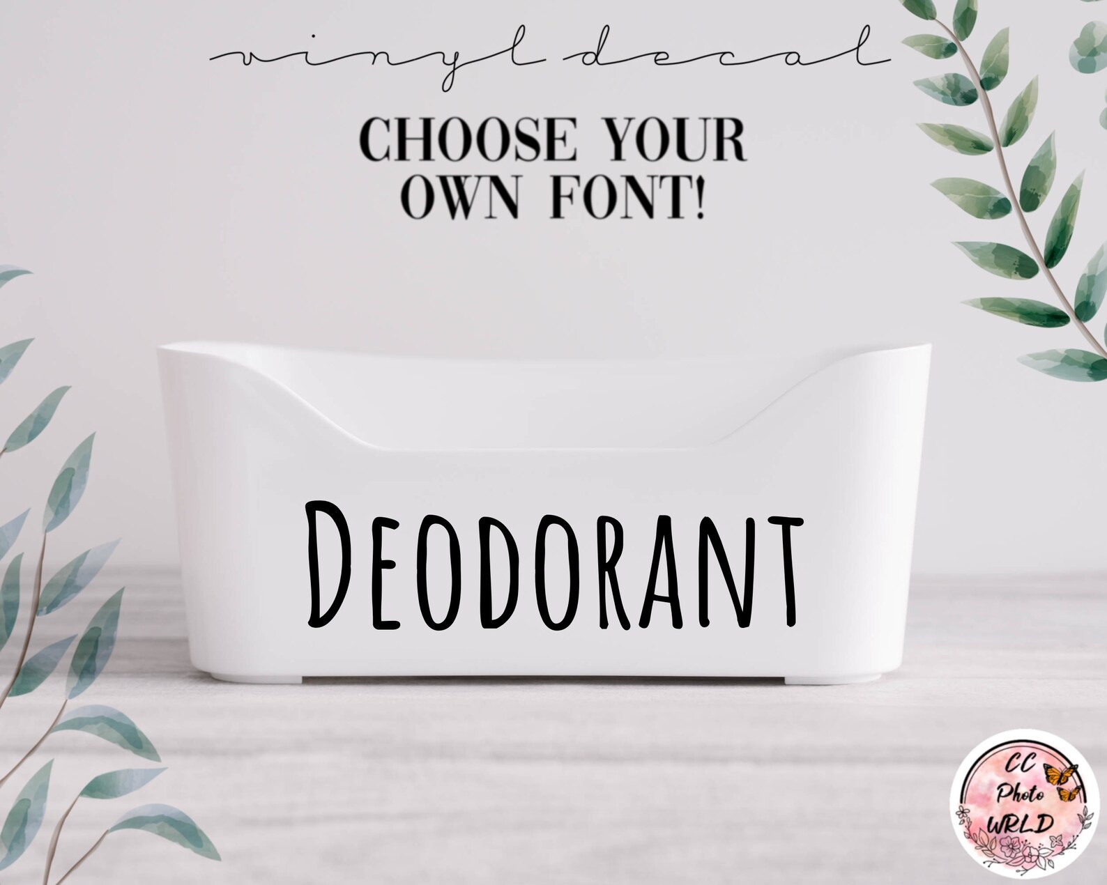 Deodorant Vinyl Aufkleber Deodorant Label Badaufkleber | Etsy