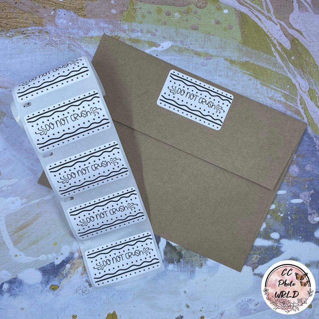 Do Not Crush Packaging Label Bulk Do Not Crush Sticker Do Not Crush