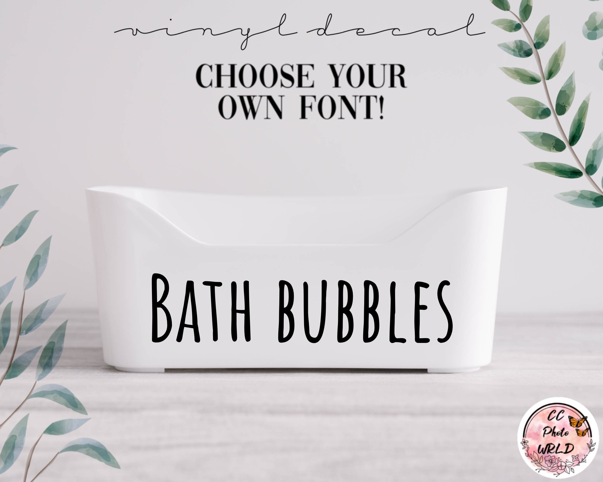 Bath Bubbles Vinyl Decal Bubbles Label Bathroom Decals Etsy UK