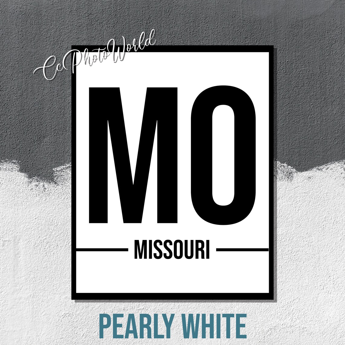 Missouri state abbreviation art print missouri wall art us etsy espa a