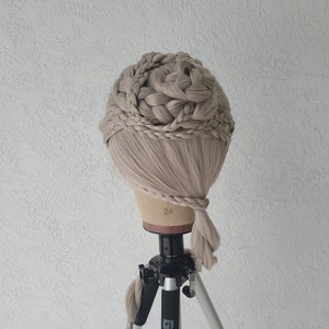 Princess Rhaenyra Driftmark *GREY* Inspired Wig