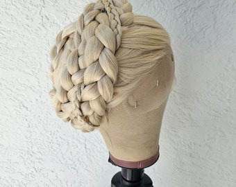 Young Princess Rhaenyra Coronation Inspired Wig *Extra Wefts*