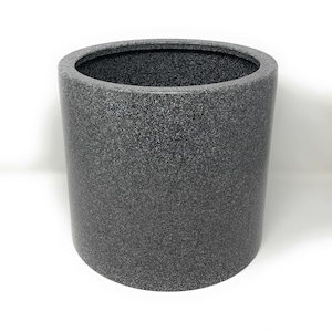 Large Indoor/Outdoor Planter, Planter Pot With Drainage, Monzonite Granite, Black Granite, Plastic (8, 10, and 12 inch sizes)