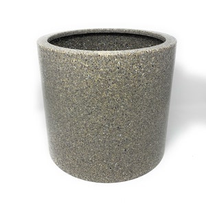 Large Indoor/Outdoor Planter, Large Planter Pot With Drainage, Sandstone Granite, Plastic (8, 10, and 12 inch sizes)