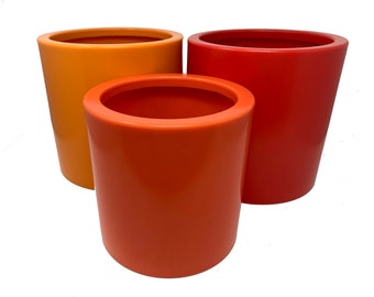 Orange Planter Etsy