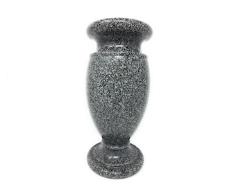 花瓶 65659 Granite Monument Vase 12x5.5-A (Plum Rose) 12x5.5-a