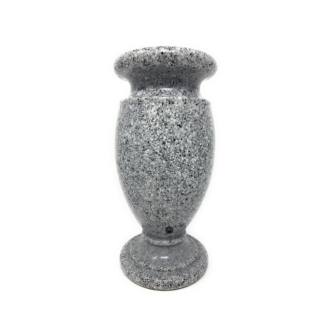 Optimum Memorial Cemetery Flower Vase, With Drainage Hole, Simulated
