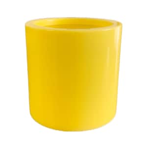 Large Indoor/Outdoor Planter, Planter Pot With Drainage, Yellow Planter, Plastic (8, 10, and 12 inch sizes)