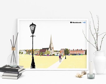 Customised London City Art Print | Personalized | Wall Art | Modern | Home Decor | City Scene | London Art | Bespoke Design | Unique