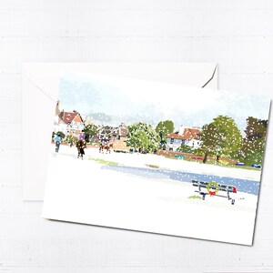 Wimbledon Common Holiday Greeting Card & Box Sets | Handmade | Blank | City Scene | UK | Unique Cards | London Art | Letterbox Gift
