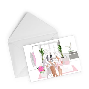 Boîte de cartes pour la fête des mères pour la fête des mères au spa | Grand-mère | Marraine | Maman | Nounou | Uniques | Plusieurs options de couleur de peau | Cadeau boîte aux lettres