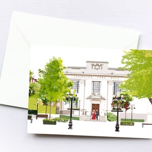 Commissione - Biglietto d'auguri e cofanetto per il municipio di Islington / Design personalizzato / Biglietto per coppie