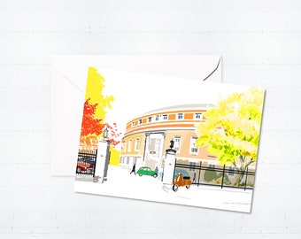 Stoke Newington Town Hall Greeting Card Box Set | Handmade Card | Blank Card | City Scene  | Unique Cards | Card Pack | Illustration | UK