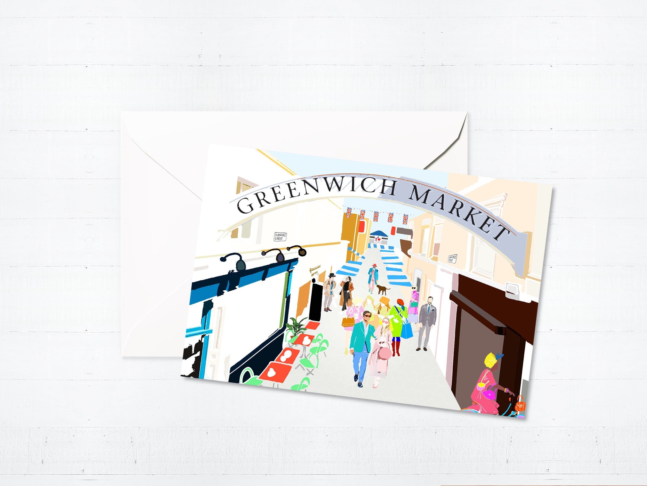 Greenwich Market Greeting Card Box Set Handmade Blank Cards - Etsy