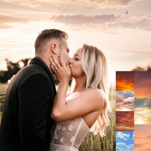Sky Overlays, Tutorial, Sky Photo Overlays, Sunset, Clouds, Photoshop, Sky overlays, Bundle, Dramatic