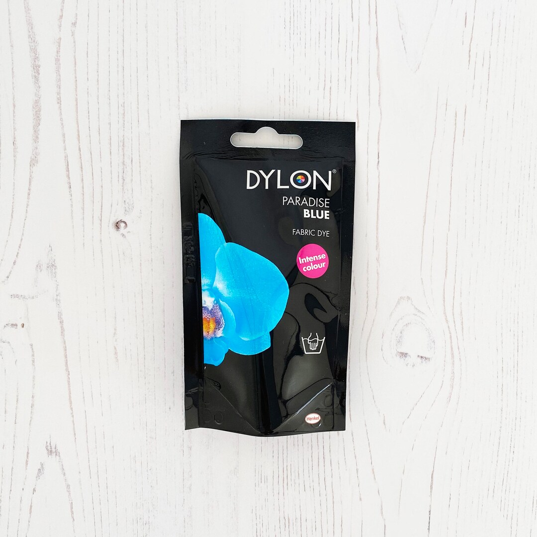 Dylon Fabric Hand Dye 50g Sachet Blue. Intense Colour Fabric Etsy