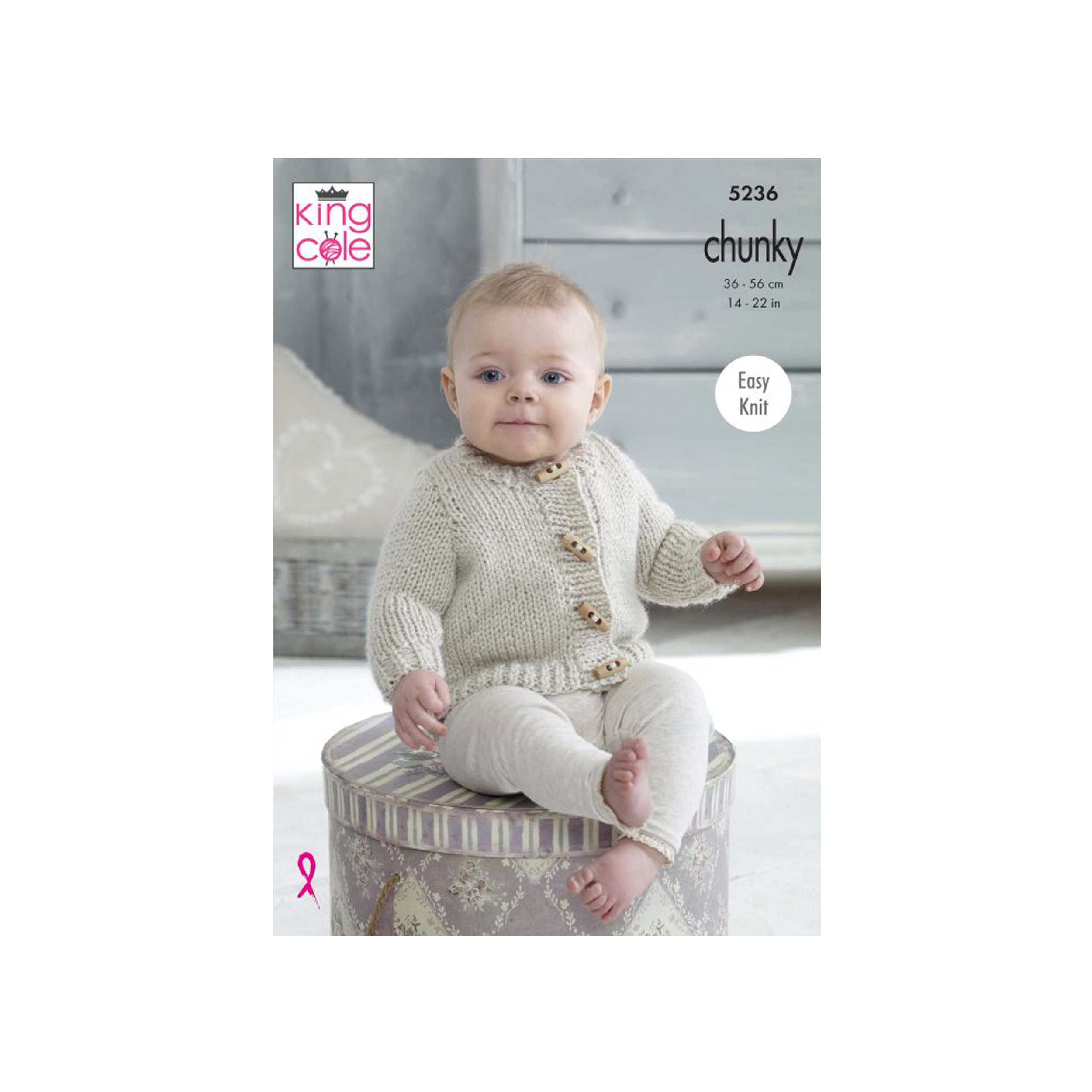 King Cole Strickmuster Baby-Set – Jacke, Hose, Mütze, Decke | Anleitung Für DK-Garn