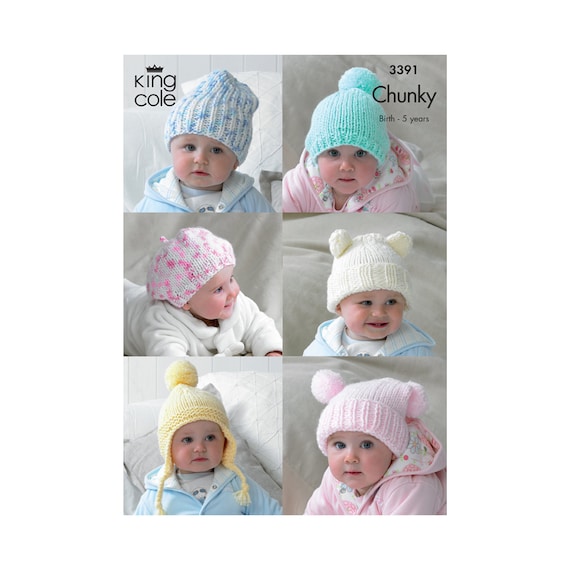 1001 bonnets au tricot pour bébés – 3 petites mailles