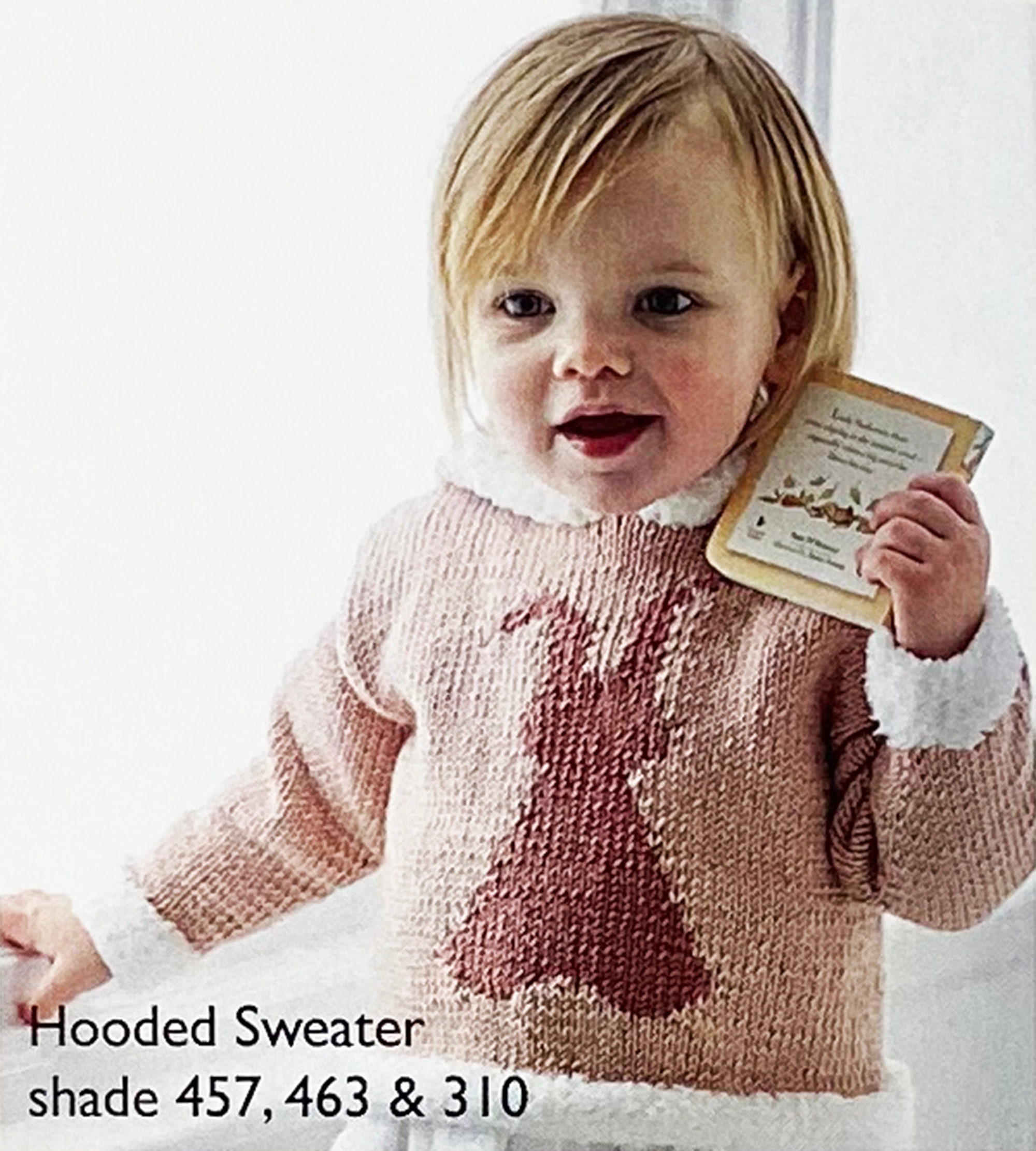 Modèle de tricot : pull bébé lapin pour 0-2 ans en fil DK. Tricoté en fils  Sirdar Snuggly -  France