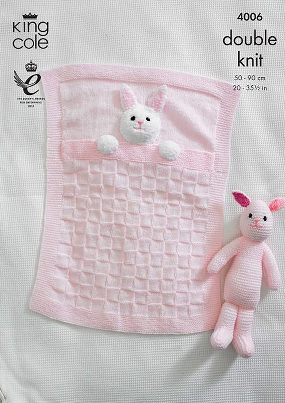 Gris  Couverture pour bébé motif lapin - Maison - Laine mélangée