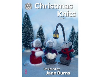 Christmas Knitting Pattern: Christmas Knits Book 5. Christmas Tree Baubles, Cutlery Holders, Penguin Toy, Garland and Snowman Gift Bag