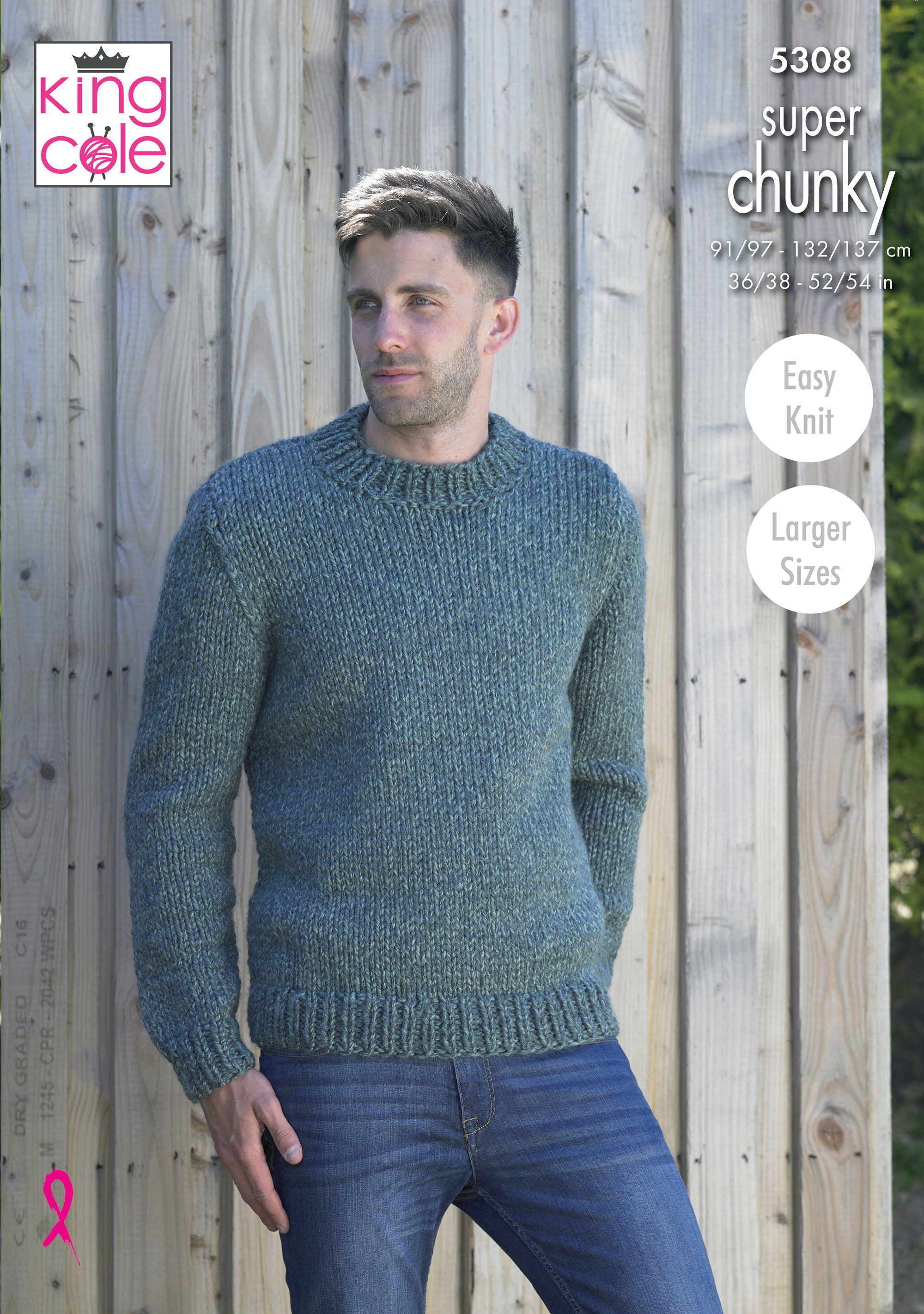 Easy mens sweater knitting pattern hotsell