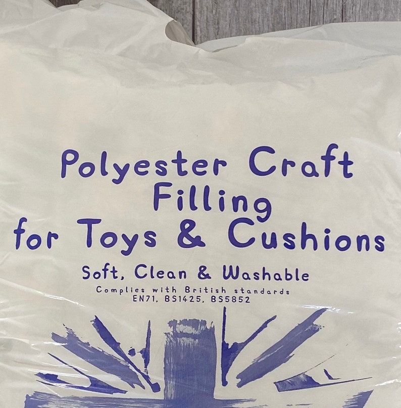 Toy Stuffing. 450g Bag of Polyester Filling for Toys and Etsy UK