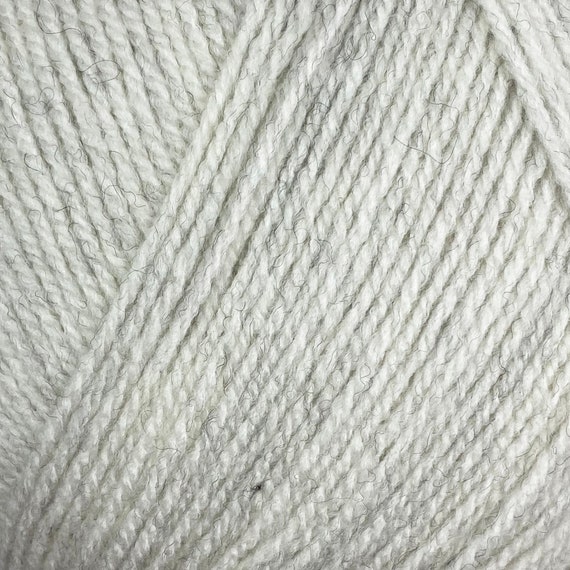 White aran wool clearance 400g