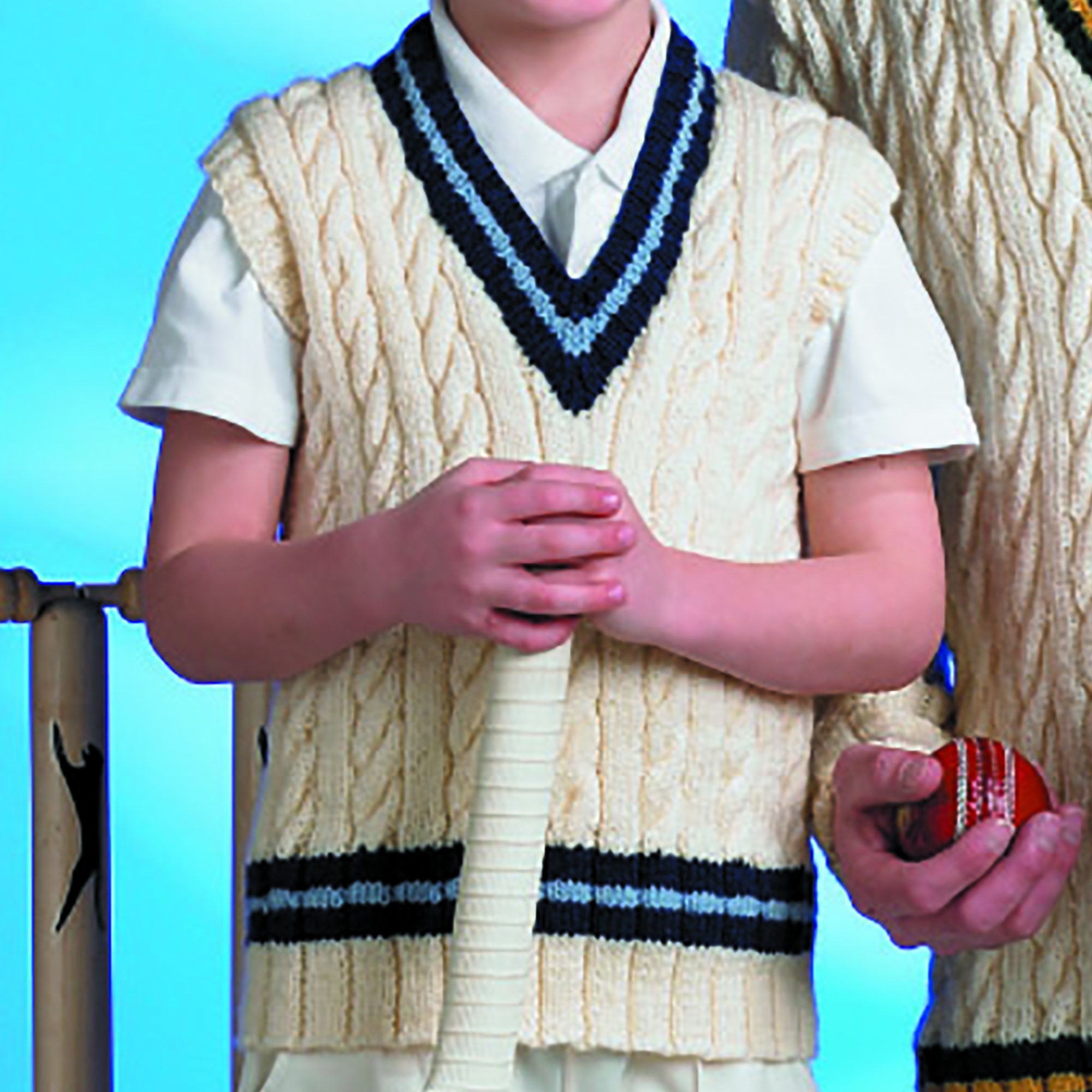 Knitting Pattern Cricket Sweaters. Adults and Kids in DK Etsy UK