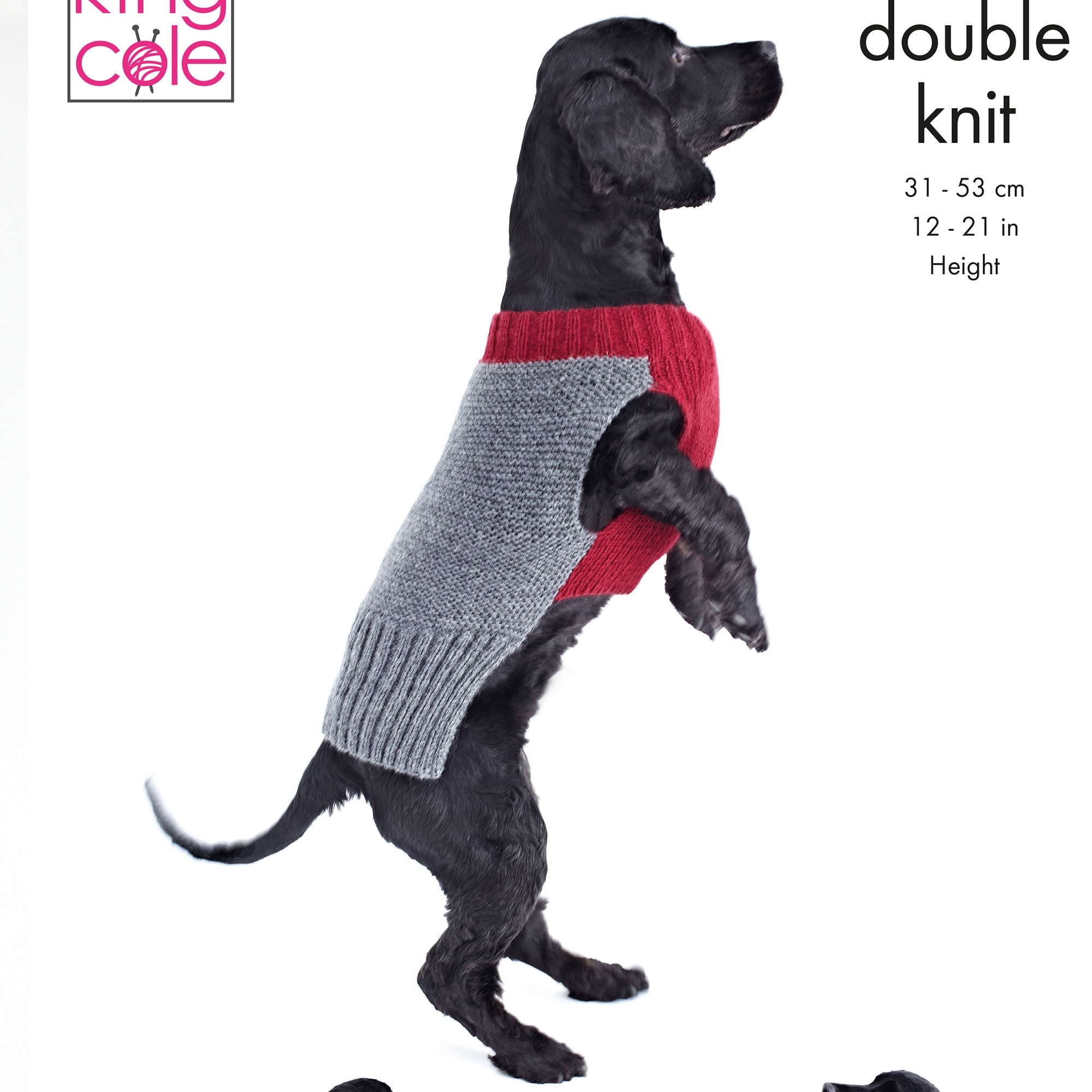 Knitting Pattern Dog Coats in DK Yarn. Three Dog Coats for Etsy