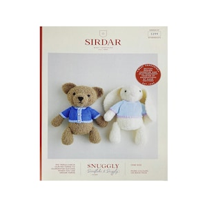 Bunny and Bear Knitting Pattern: Sirdar Snuggly Toys (Printed)