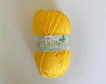 King Cole Gold Super Chunky Yarn: 100g Acrylic Knitting Wool