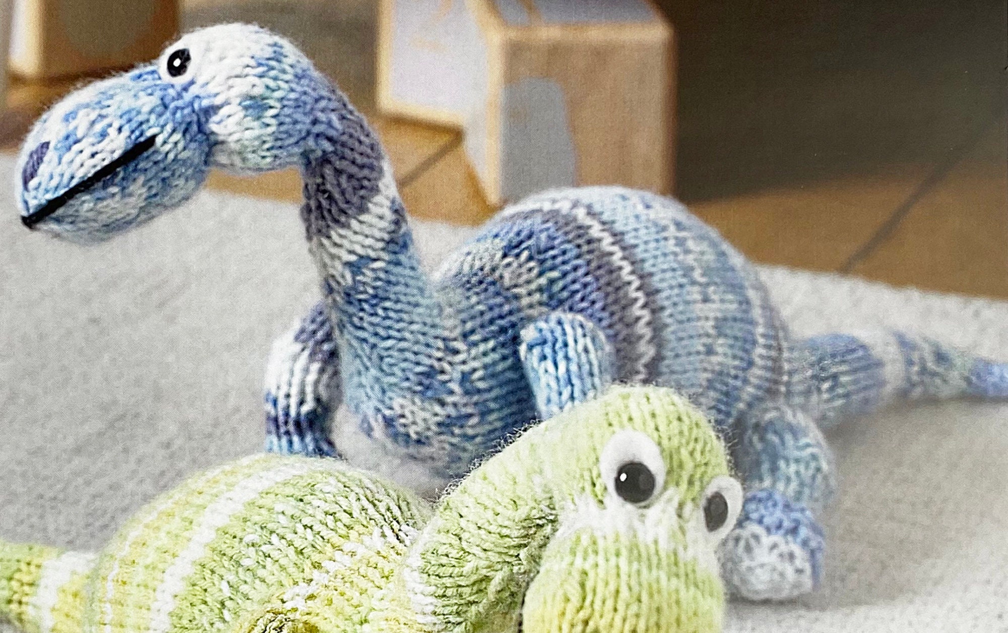 Knitting Pattern Dinosaur Knitted Toys. Dinosaurs in Sirdar Etsy UK