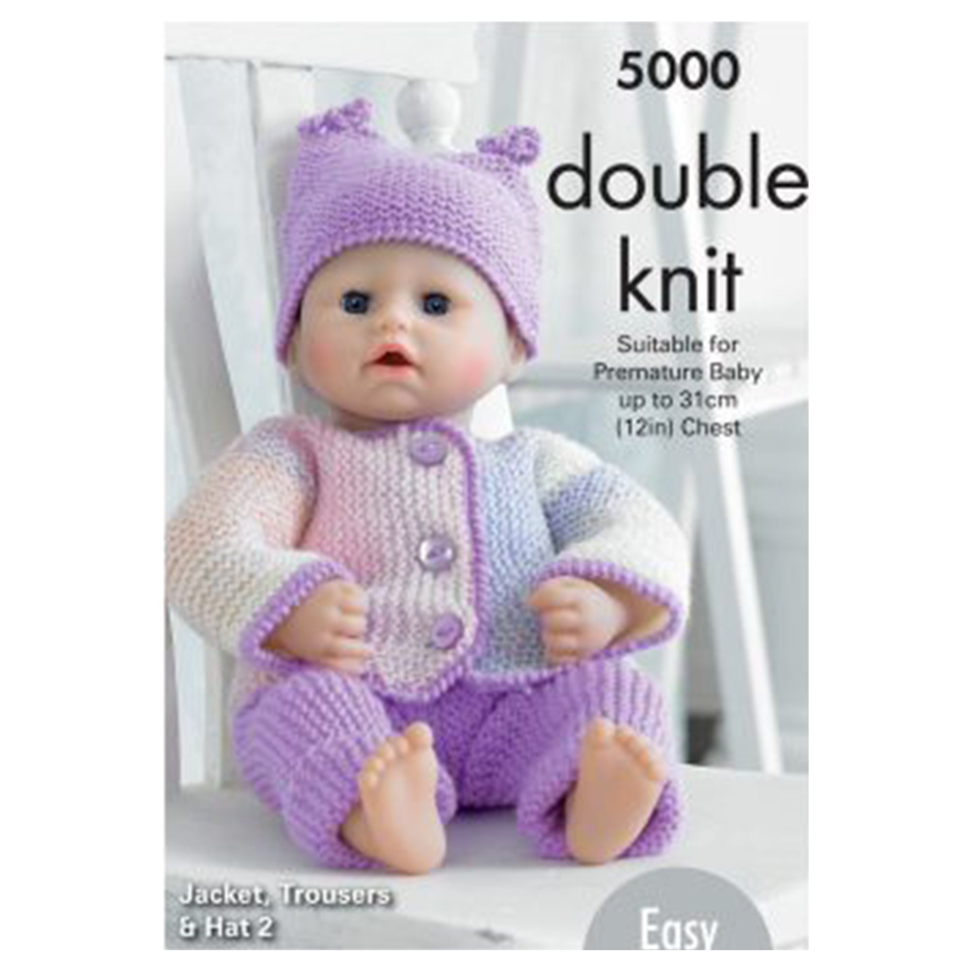 Knitting Pattern Doll and Preemie Baby Clothes. Knit Doll Etsy UK