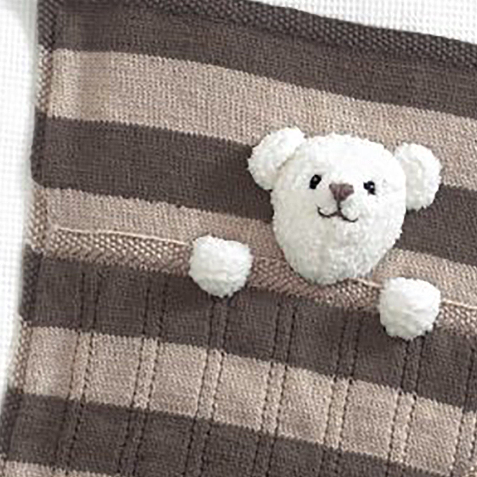 Knitting Pattern Baby Blanket and Teddy Bear Toy. DK Yarn. Etsy
